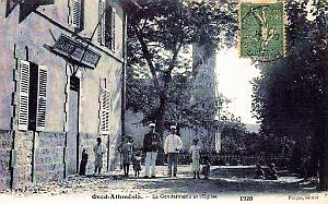 Oued-Athemia - Gendarmerie  et Eglise - 1920
